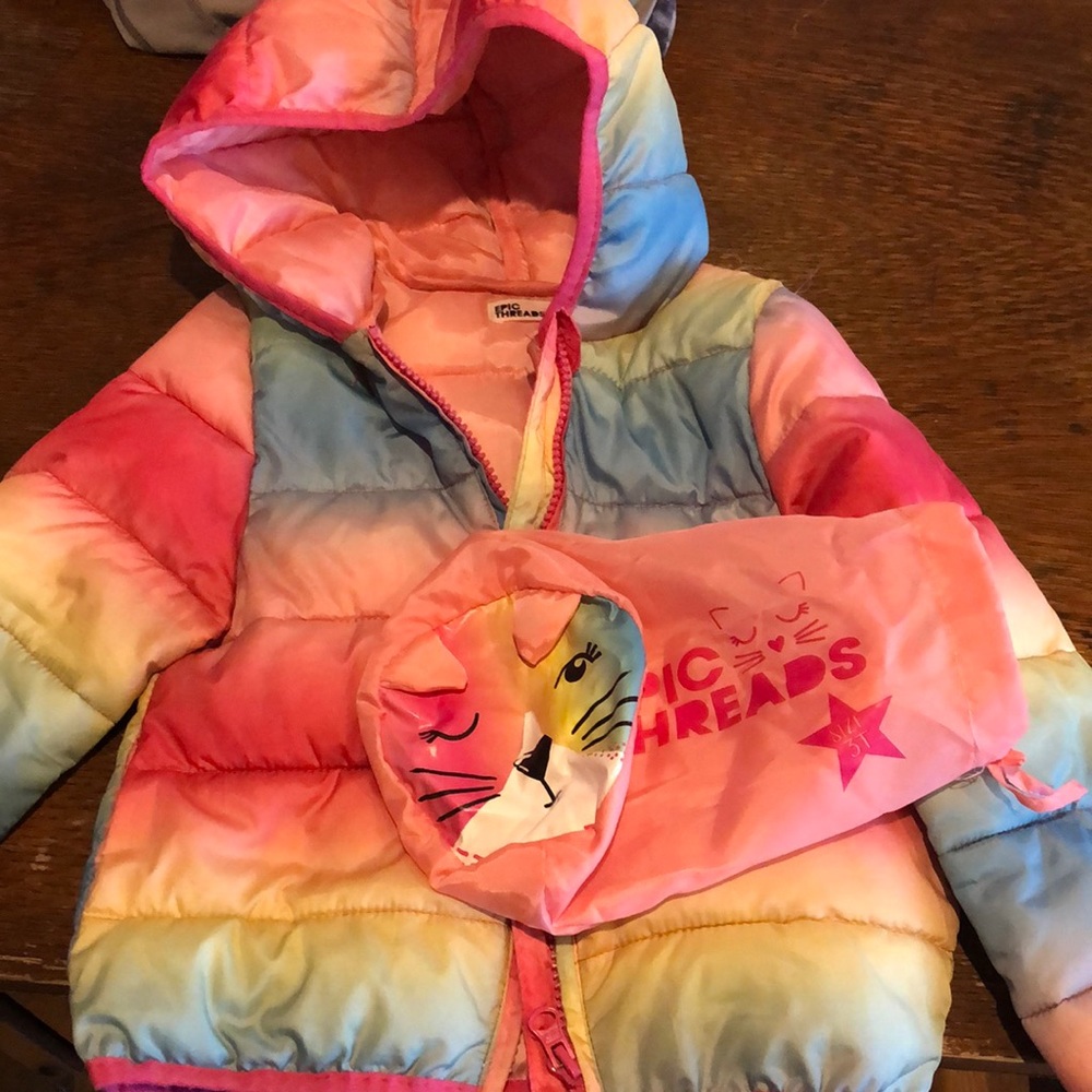 Epic threads 3t puffer jacket with hood